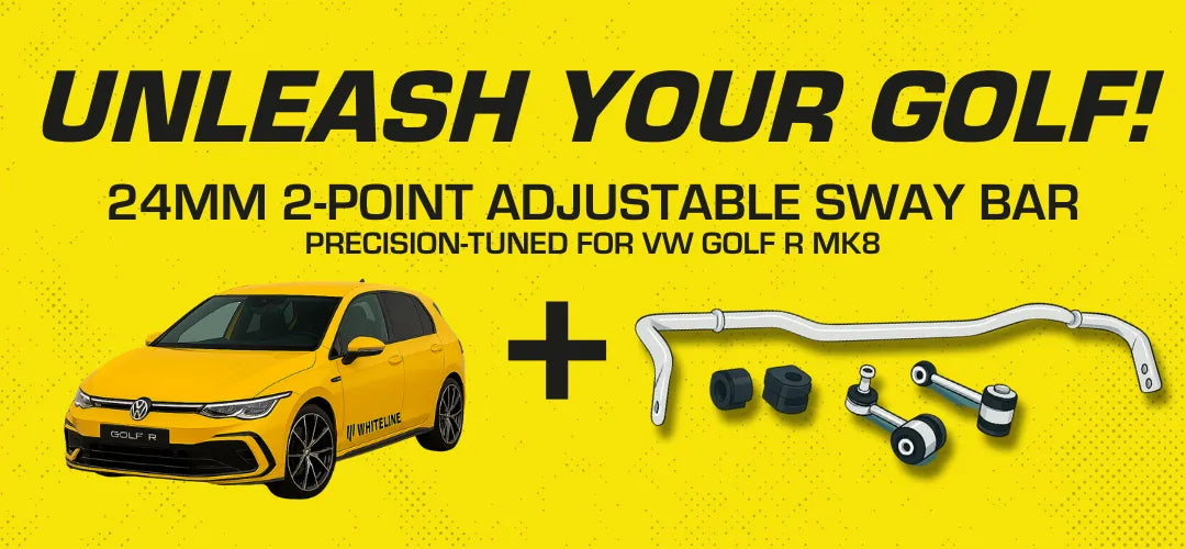 Upgrade Your MK8 Golf R Handling with Whiteline’s Suspension Mods