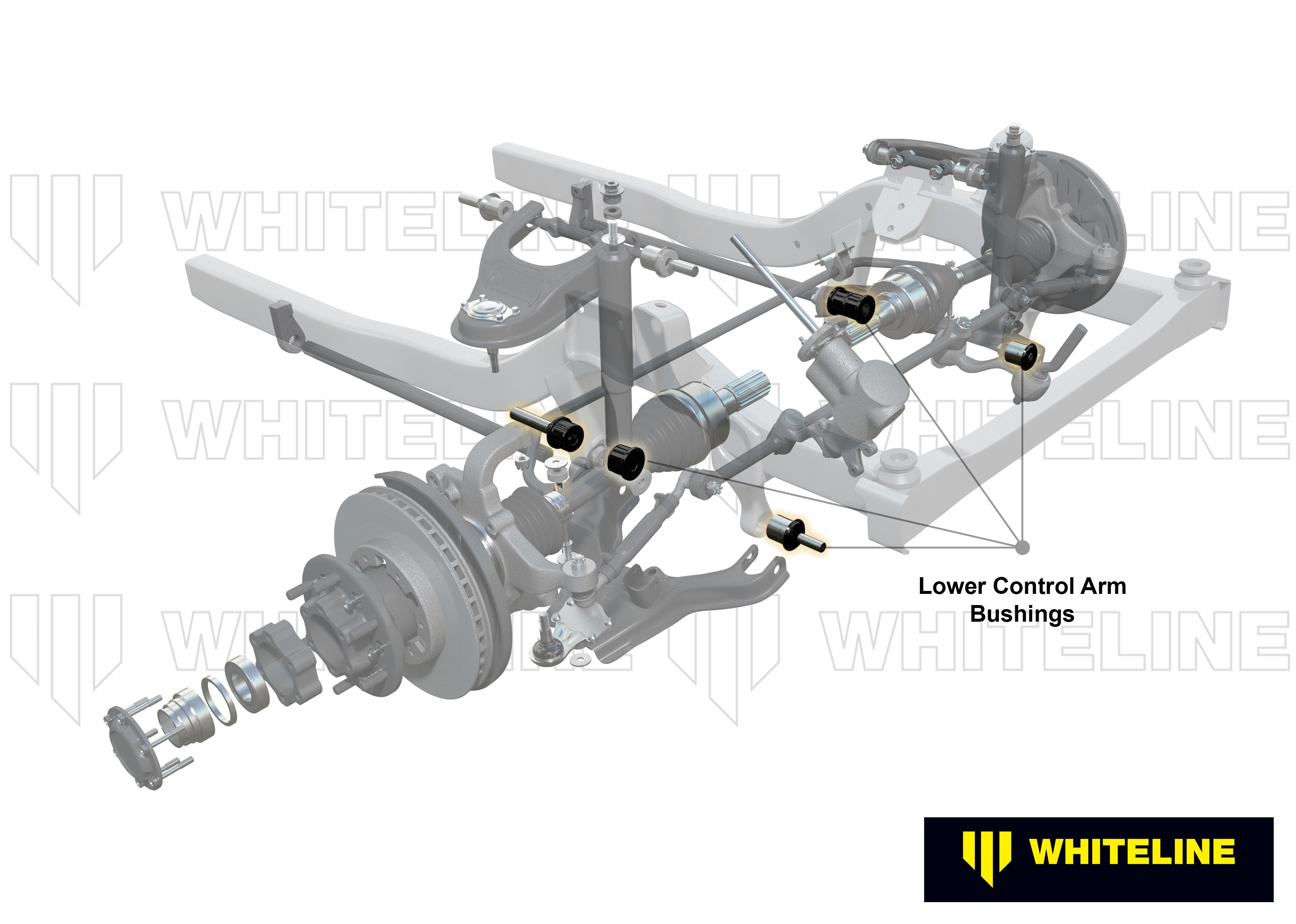 W53377A Whiteline Control arm - lower inner bushing – Whiteline USA