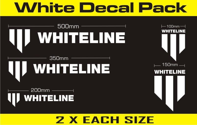 Whiteline Decal Kits - White