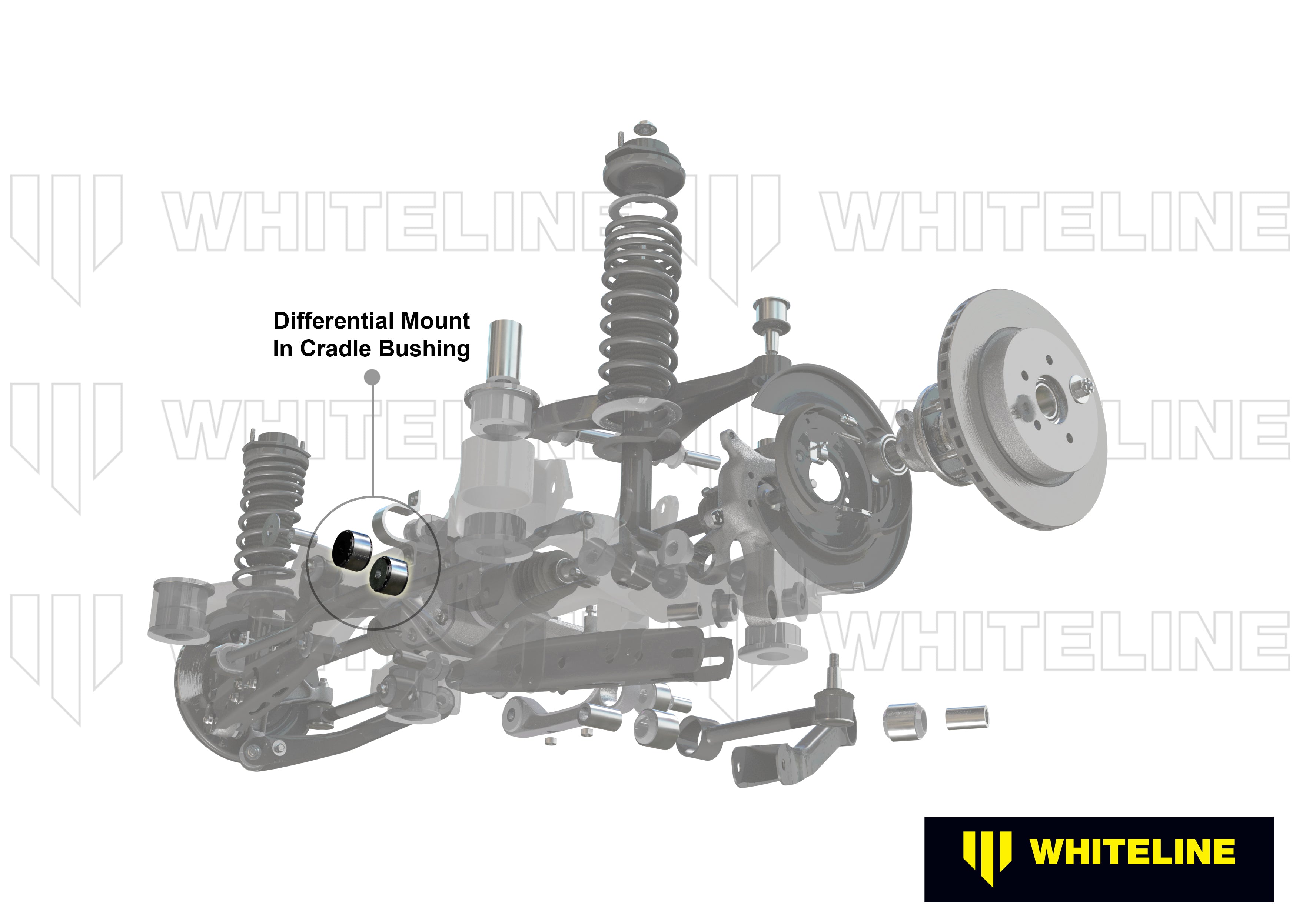 Rear diff mount insert