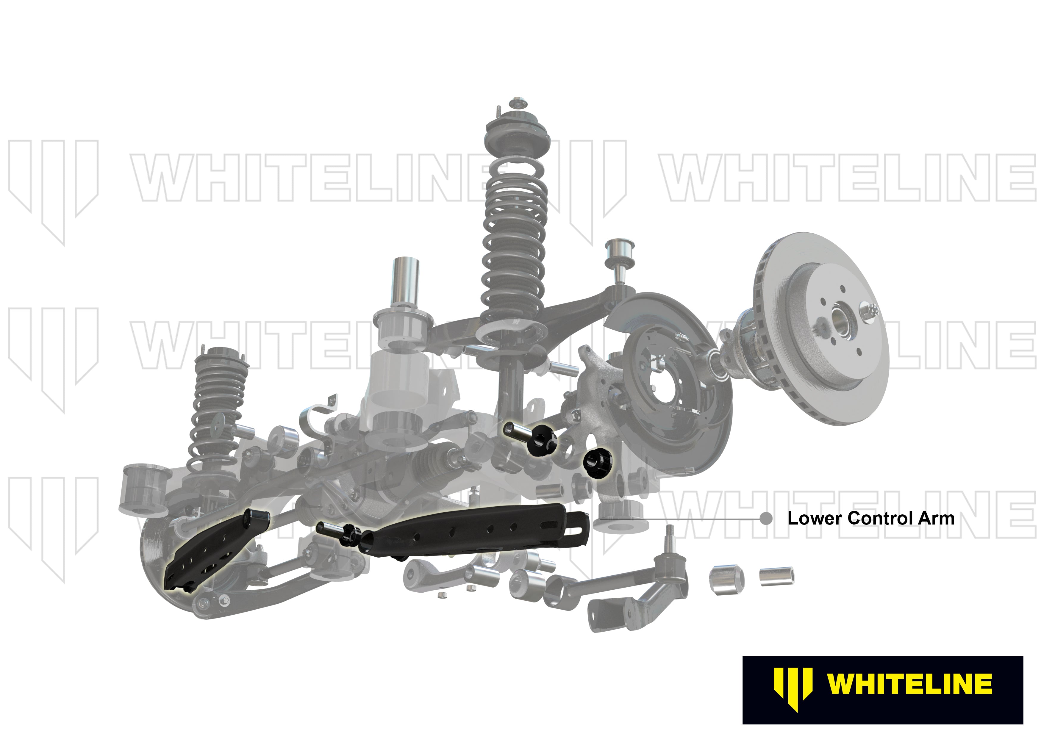 Rear Control arm - lower arm assembly (camber/toe correction) MOTORSPORT