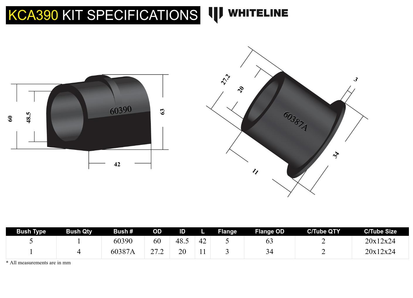 Front Steering - bump steer correction kit