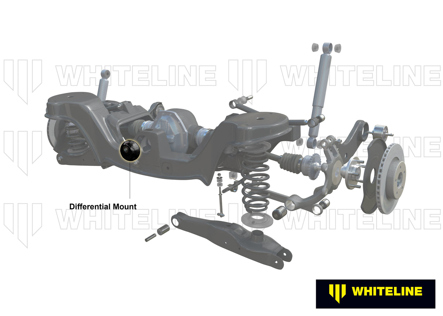 Rear Differential - mount centre support bushing