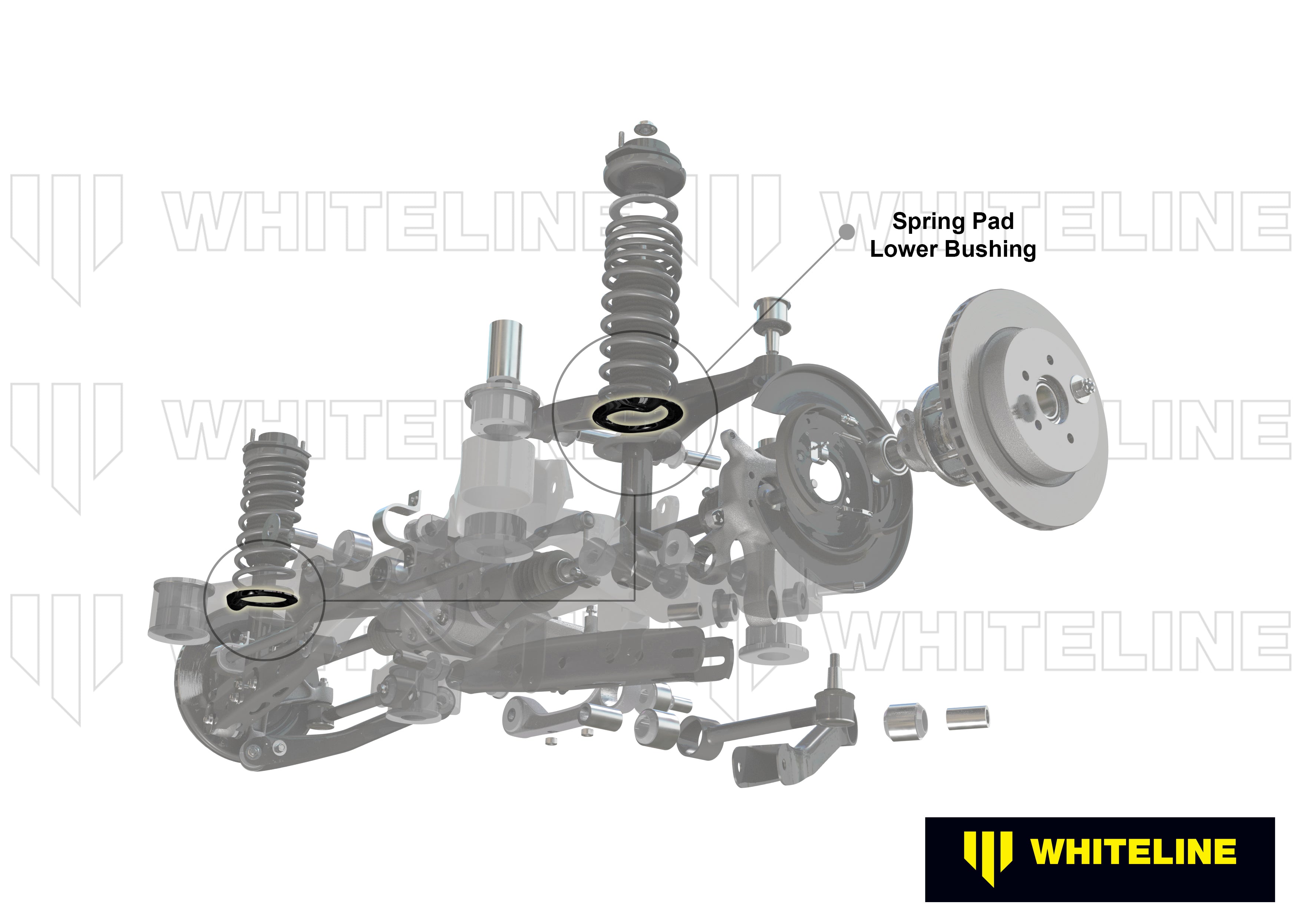 W72042 Whiteline Spring - pad lower bushing – Whiteline USA