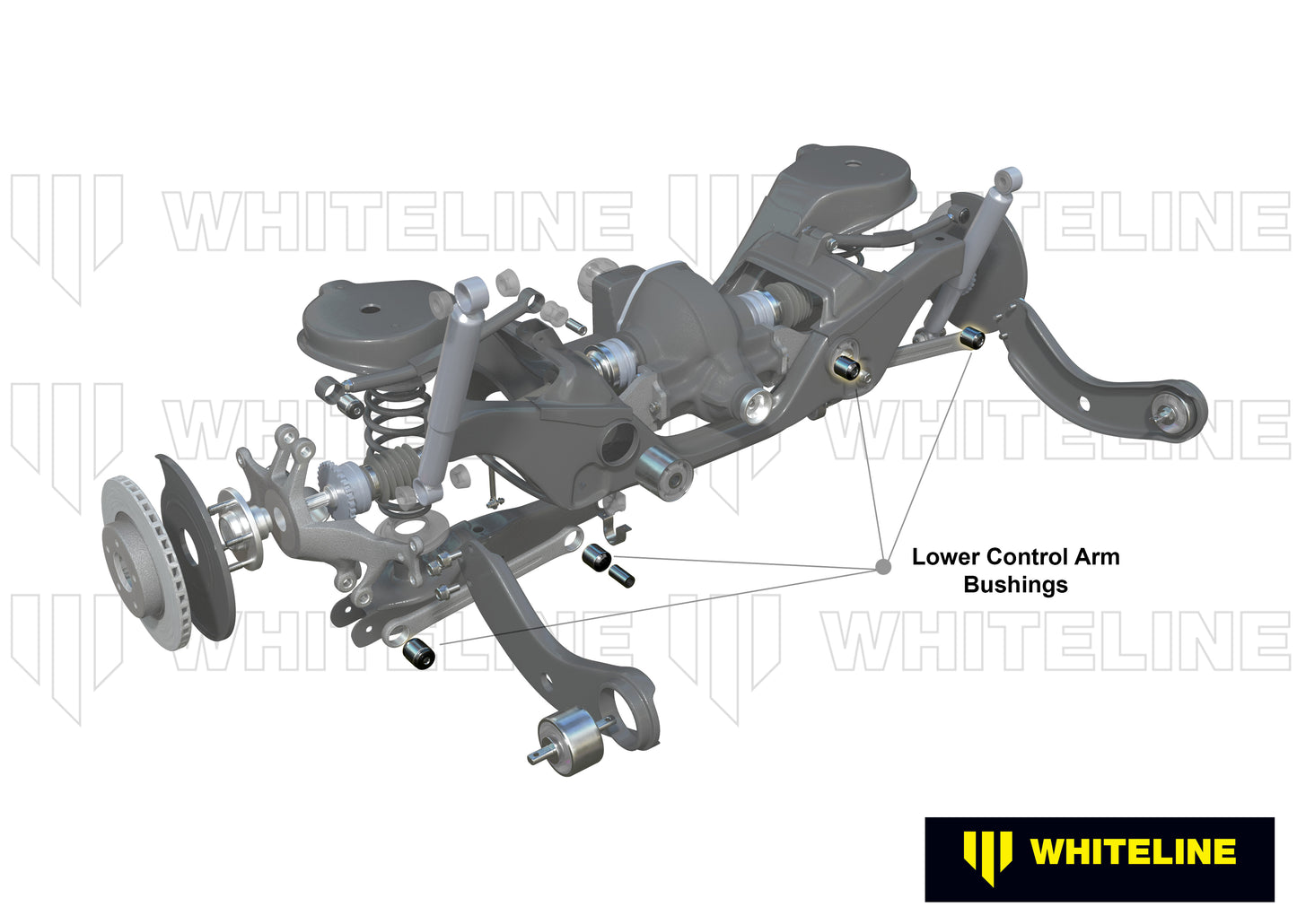 Rear Control arm - lower front inner and outer bushing
