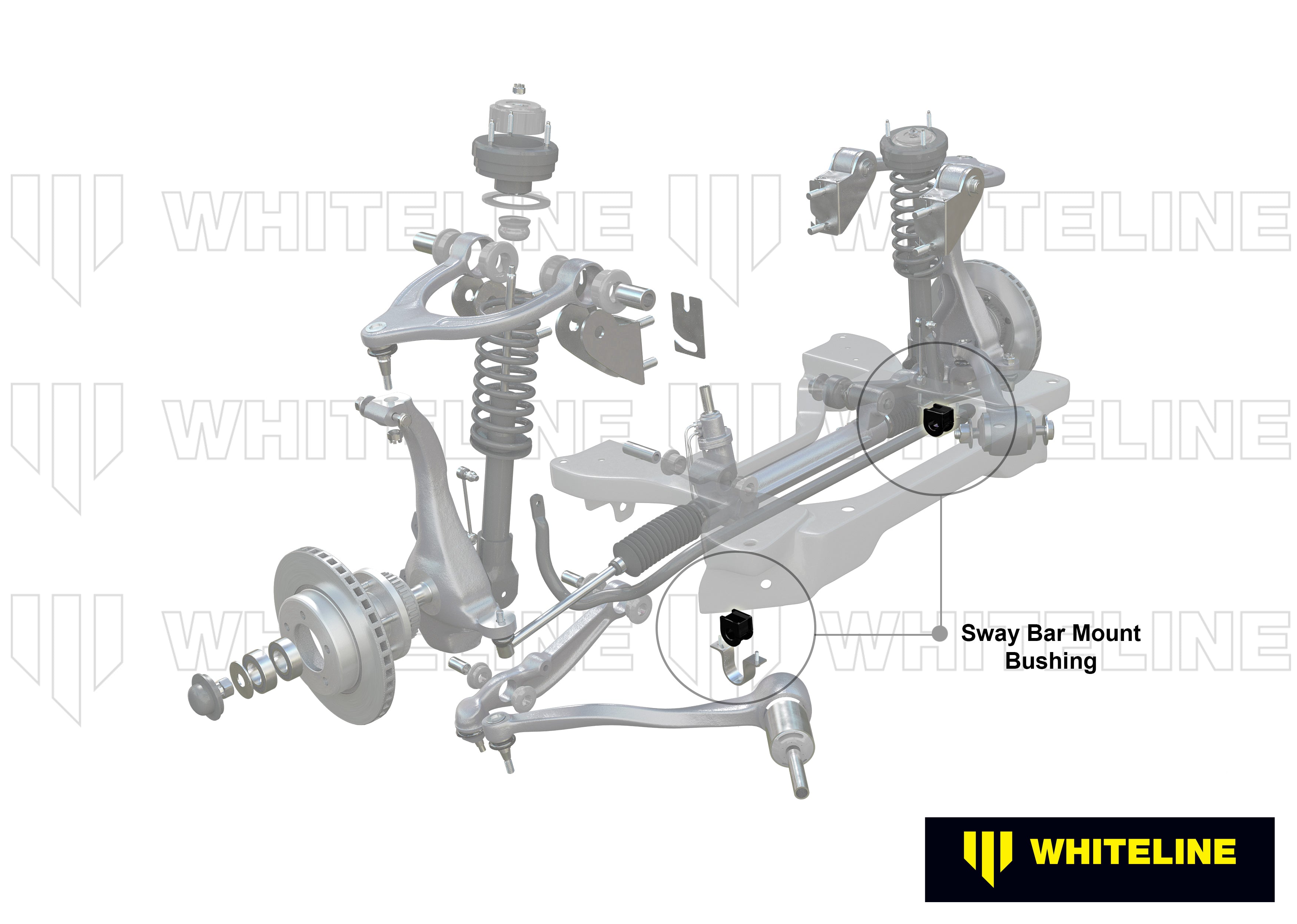 W23329 Whiteline Anti-Roll bar - mount bushing – Whiteline USA