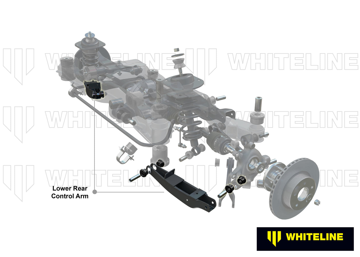 Rear Control arm - lower rear inner and outer bushing