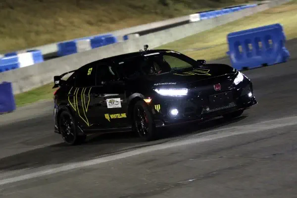 the turn in of the car