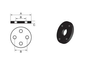 Bushing Type 12 - Steering Coupling Bushing