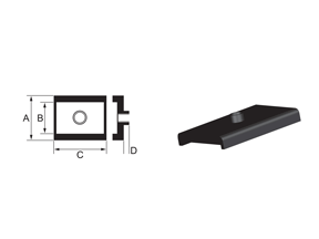 Bushing Type 14 - Leaf Spring Saddle Pad